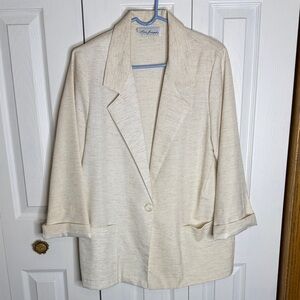 Lisa Josephs Vintage Cream / Tan Blazer